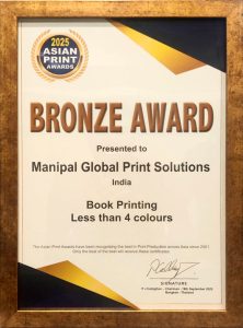 Bronze Award – Book Printing