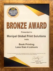 MGPS Silver and Bronze awards for print excellence Asia