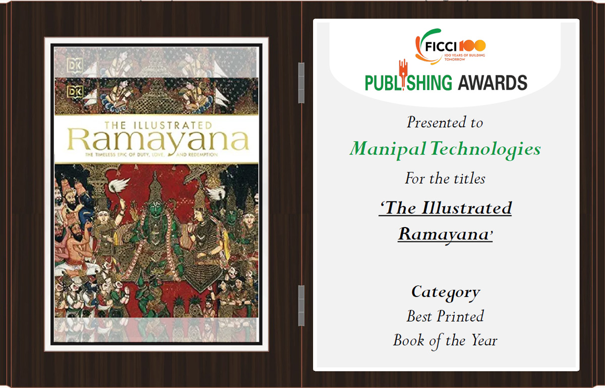 FICCI Awards presented to Manipal technologies, Book printed book of the year